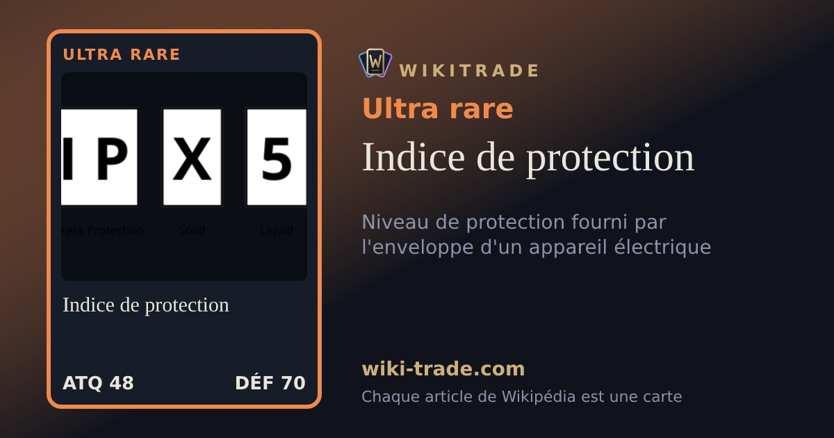 Indice de protection — carte Ultra rare