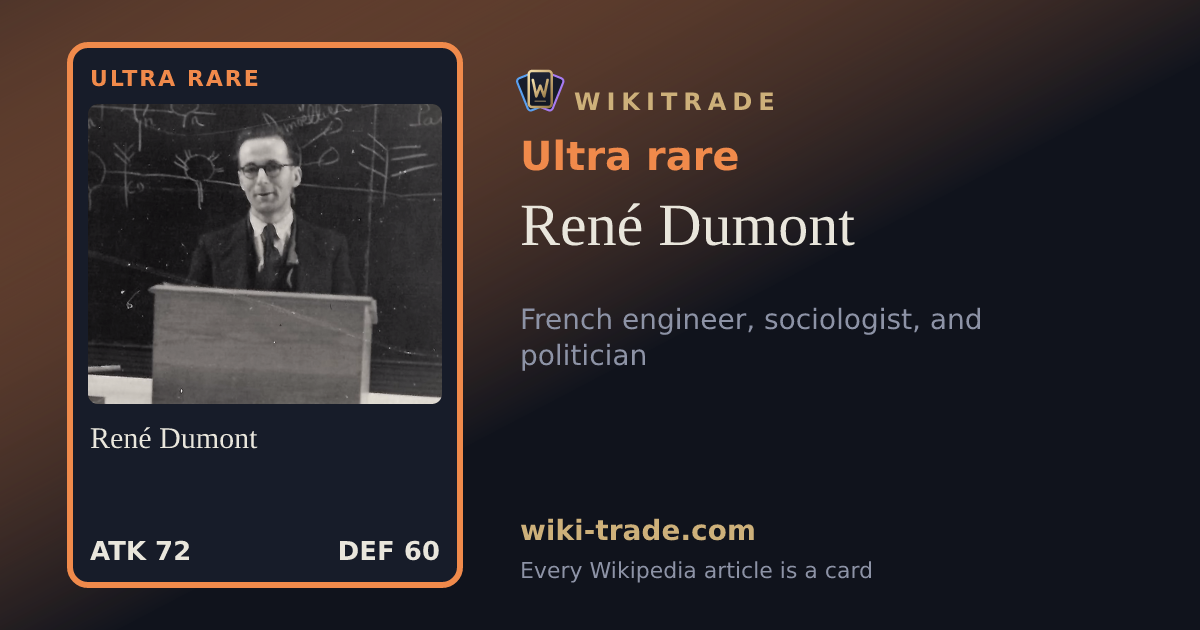 René Dumont — Ultra rare card