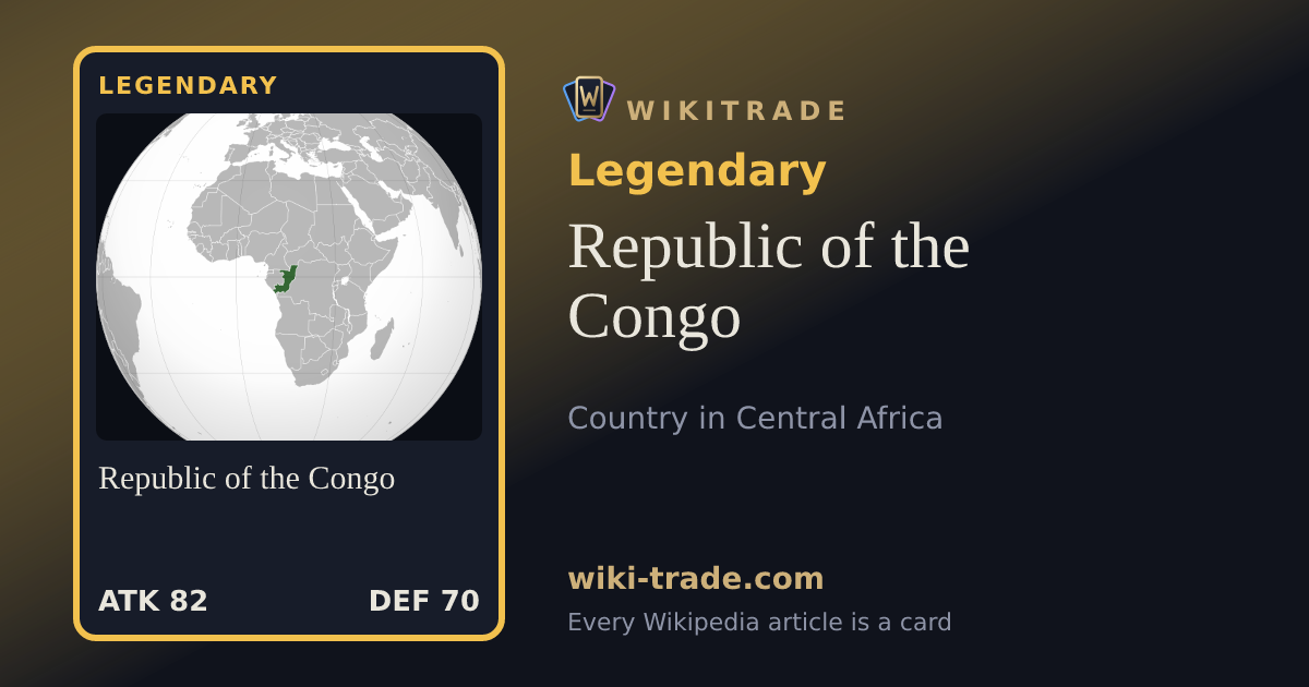 Republic of the Congo — Legendary card