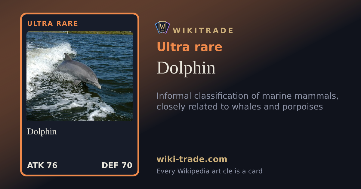 Dolphin — Ultra rare card