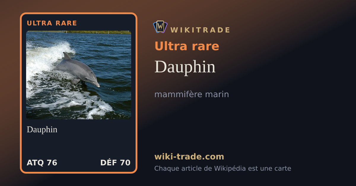 Dauphin — carte Ultra rare
