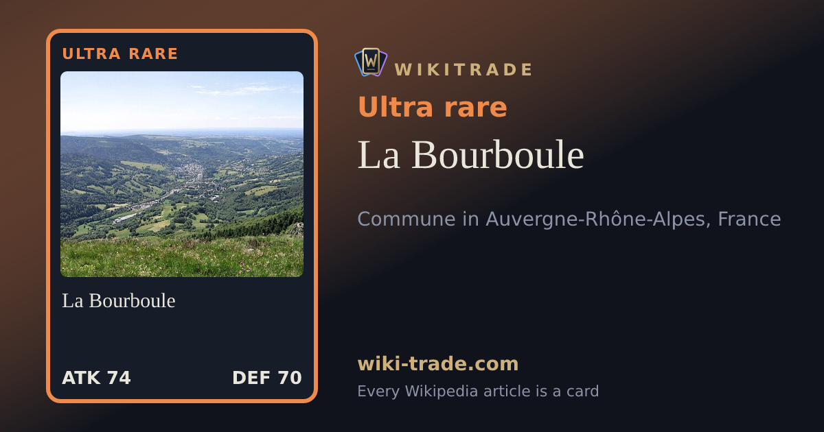 La Bourboule — Ultra rare card