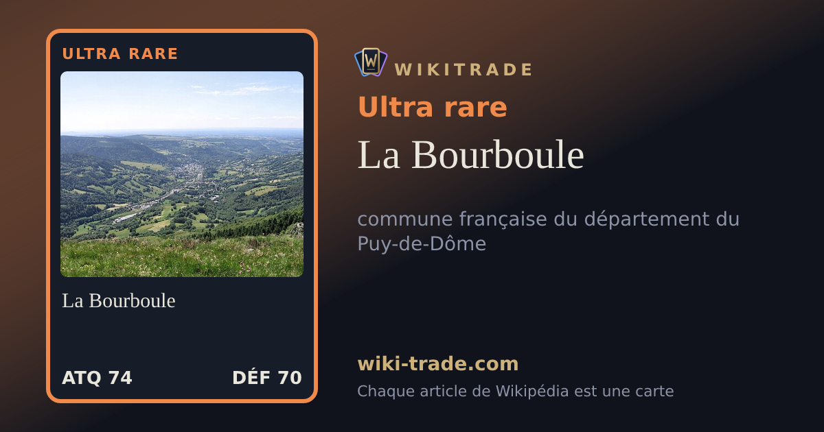 La Bourboule — carte Ultra rare