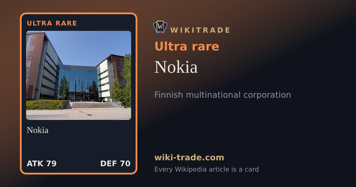 Nokia — Ultra rare card