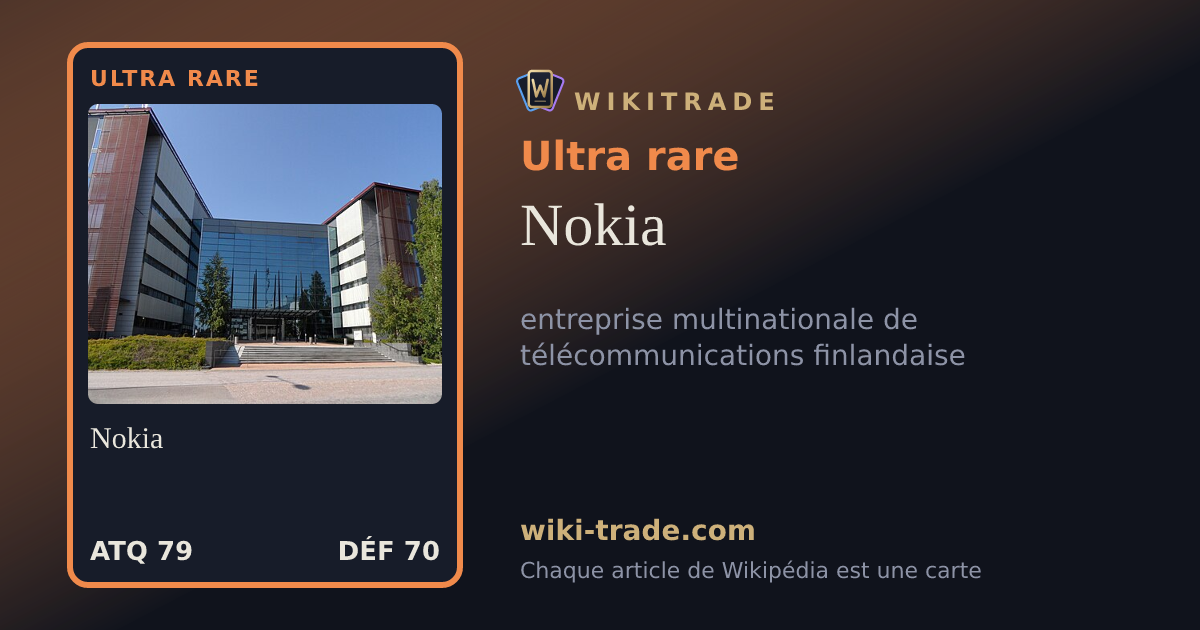 Nokia — carte Ultra rare
