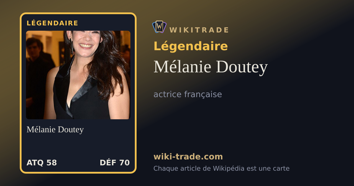 Mélanie Doutey — carte Légendaire
