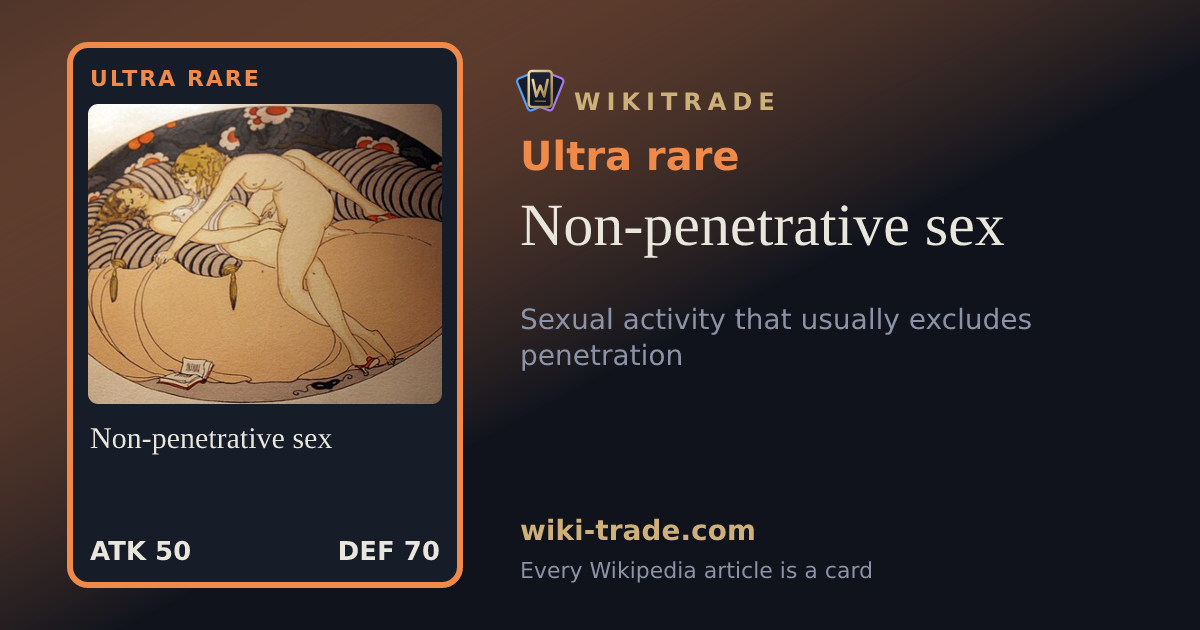 Non-penetrative sex — Ultra rare card