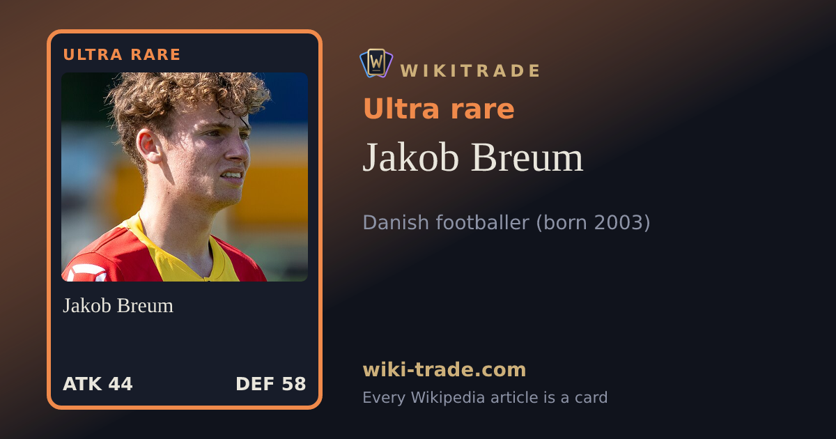 Jakob Breum — Ultra rare card