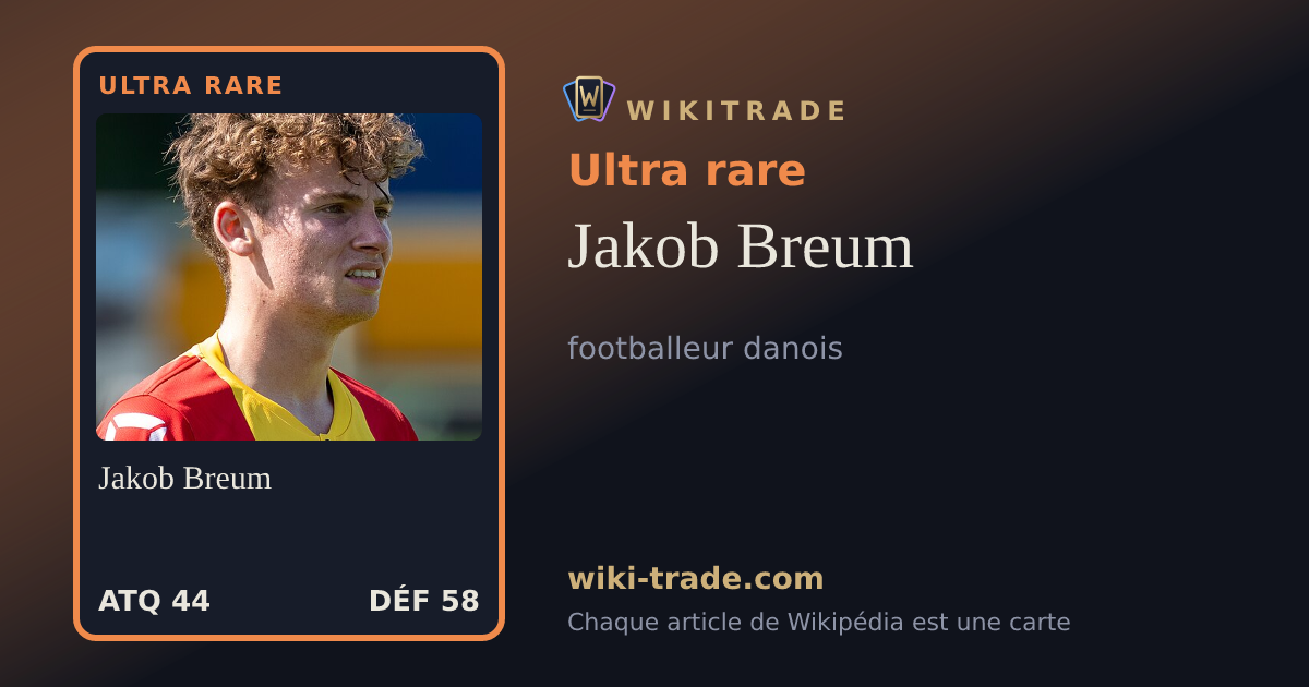 Jakob Breum — carte Ultra rare