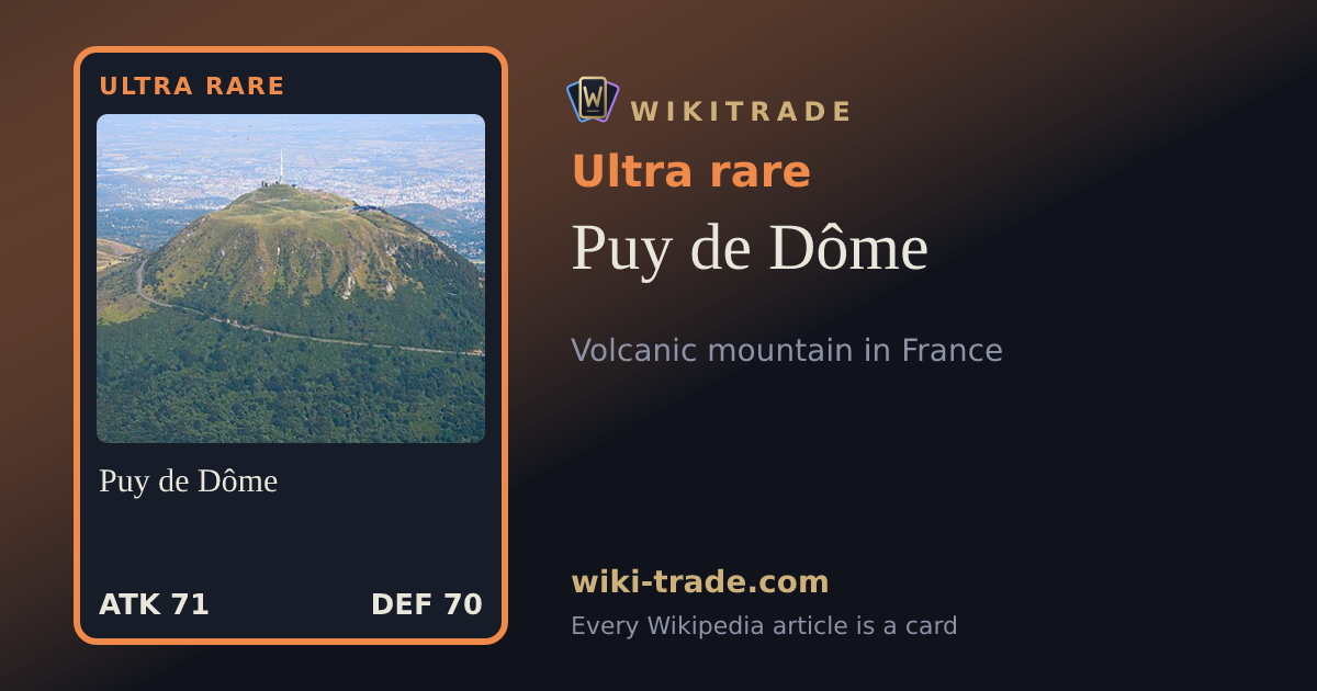 Puy de Dôme — Ultra rare card