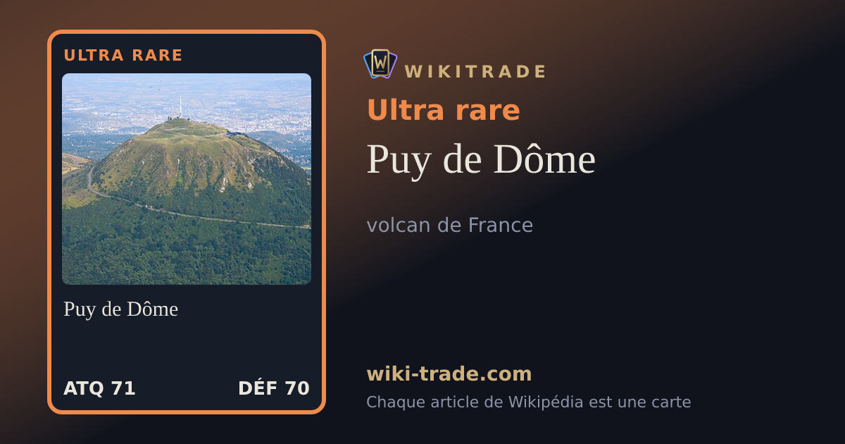 Puy de Dôme — carte Ultra rare