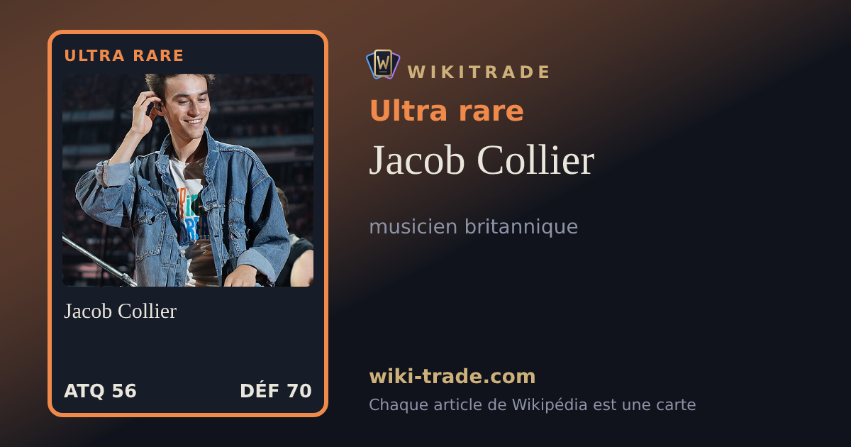 Jacob Collier — carte Ultra rare