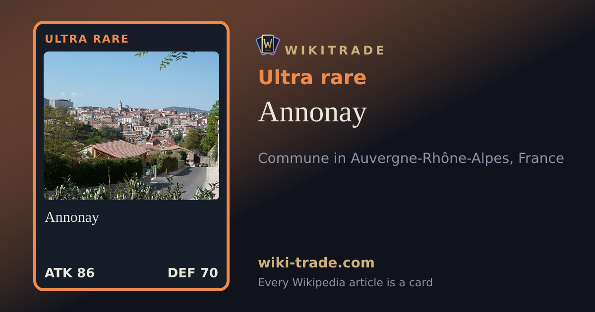 Annonay — Ultra rare card