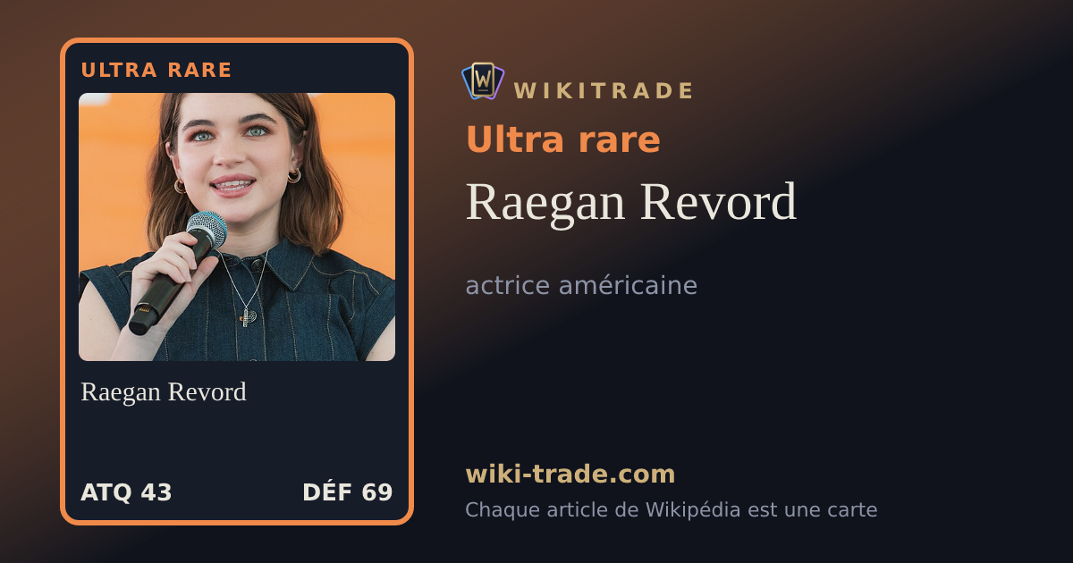 Raegan Revord — carte Ultra rare