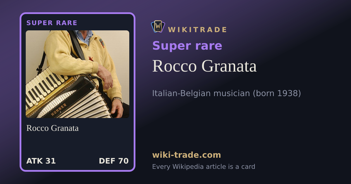 Rocco Granata — Super rare card