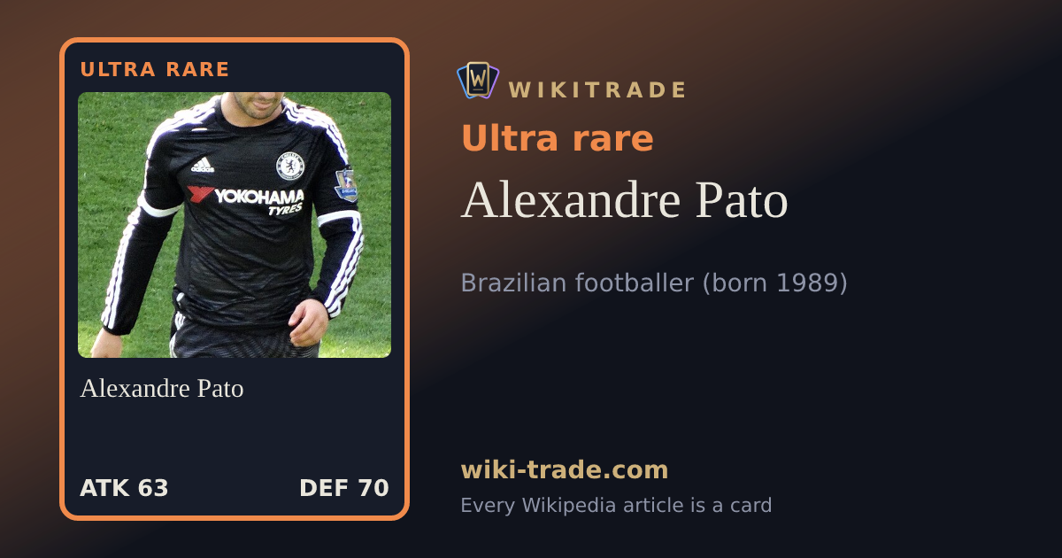 Alexandre Pato — Ultra rare card