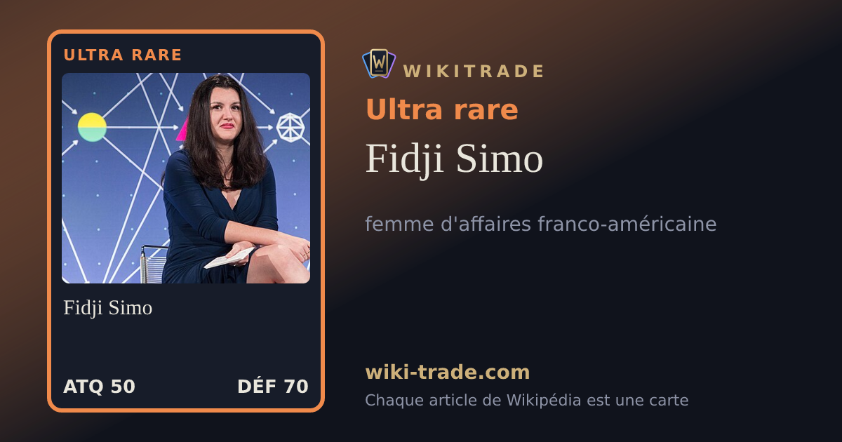 Fidji Simo — carte Ultra rare