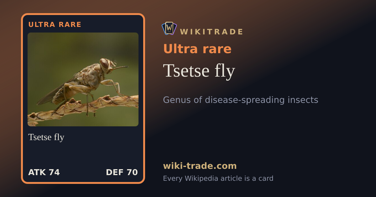 Tsetse fly — Ultra rare card