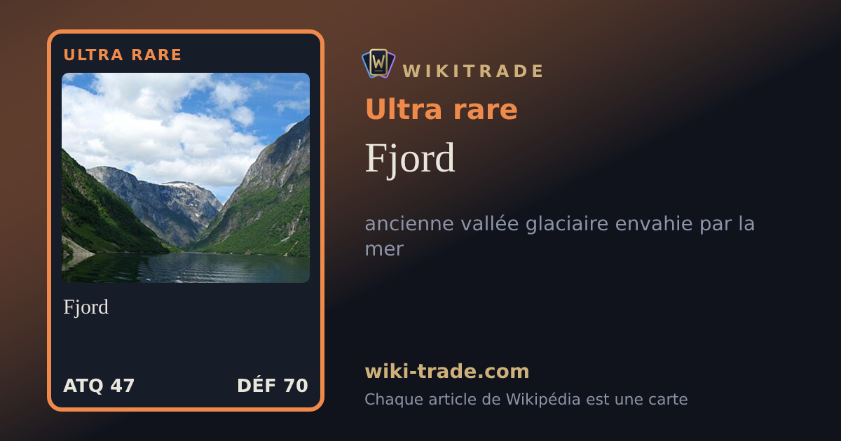 Fjord — carte Ultra rare