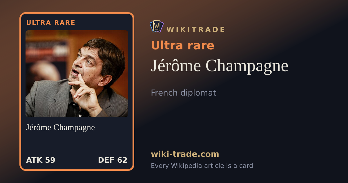 Jérôme Champagne — Ultra rare card