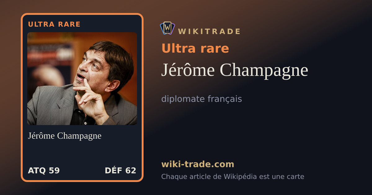 Jérôme Champagne — carte Ultra rare
