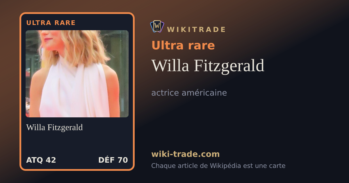 Willa Fitzgerald — carte Ultra rare