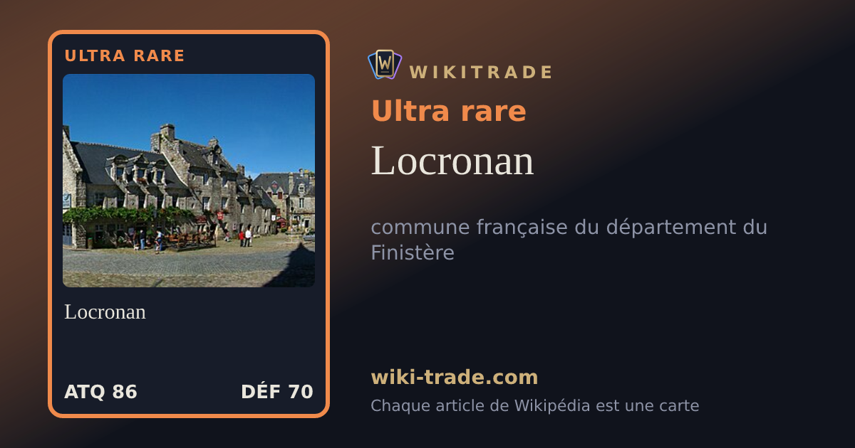 Locronan — carte Ultra rare