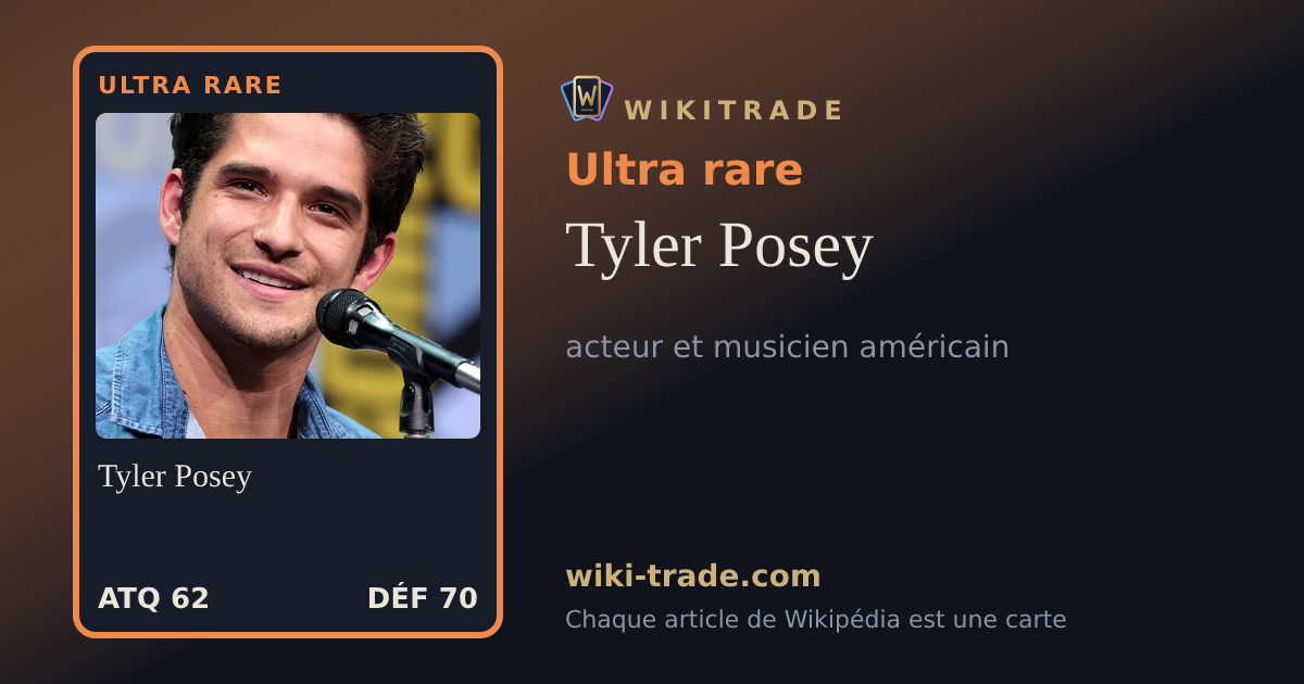 Tyler Posey — carte Ultra rare
