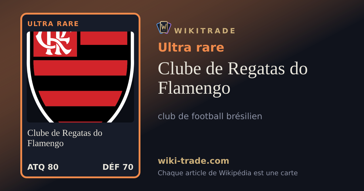 Clube de Regatas do Flamengo — carte Ultra rare