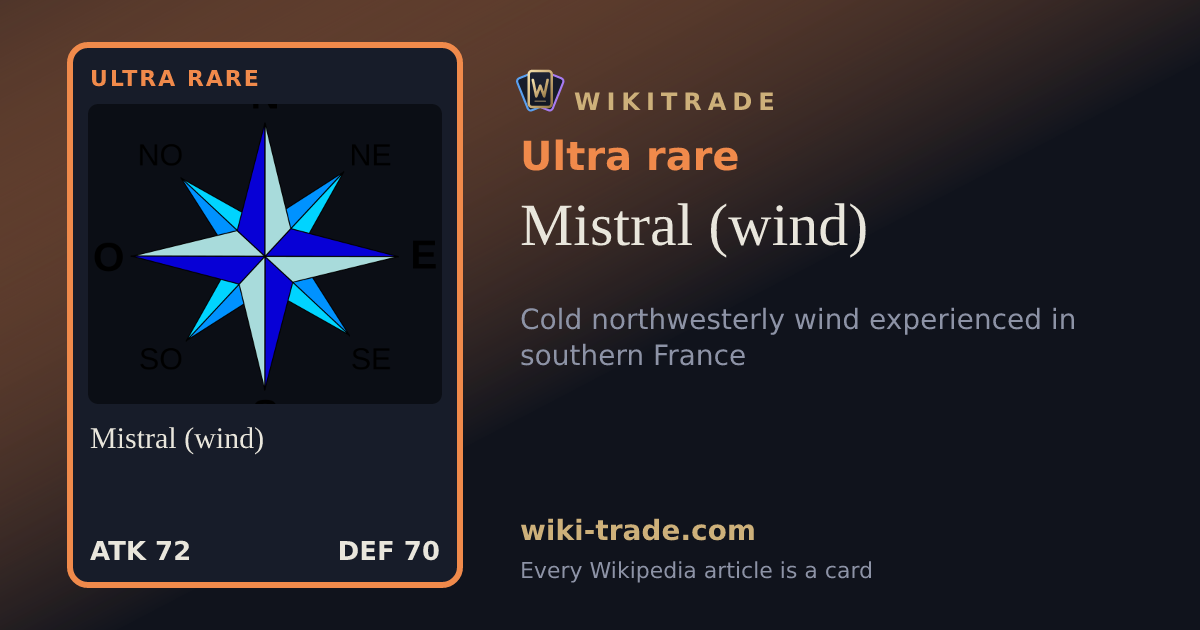 Mistral (wind) — Ultra rare card