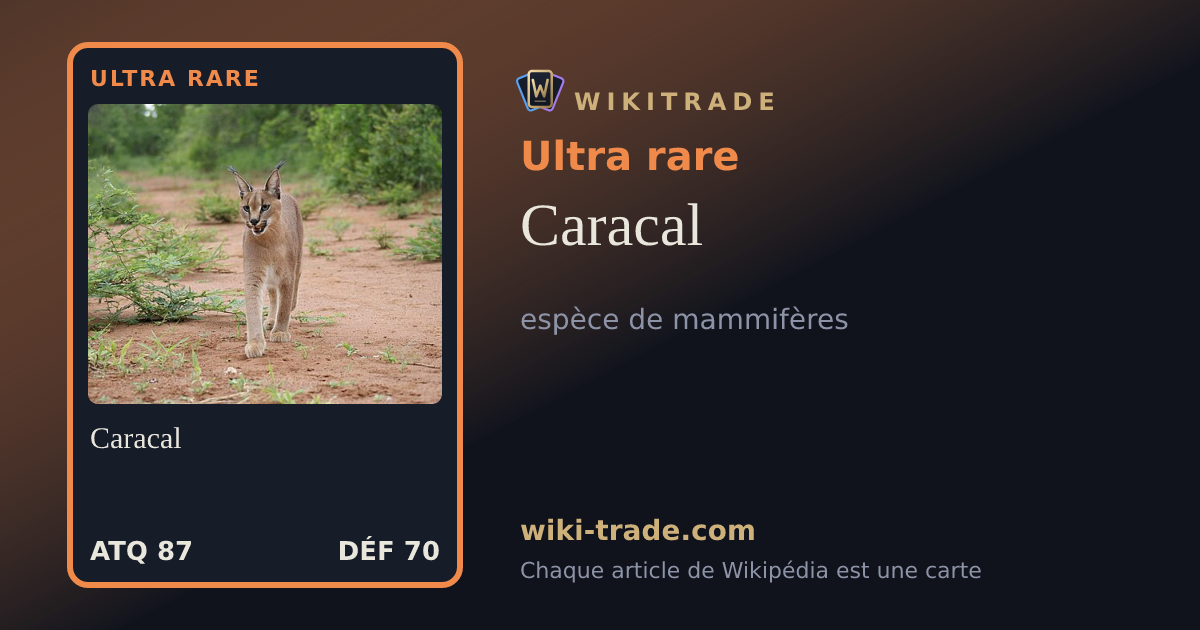Caracal — carte Ultra rare