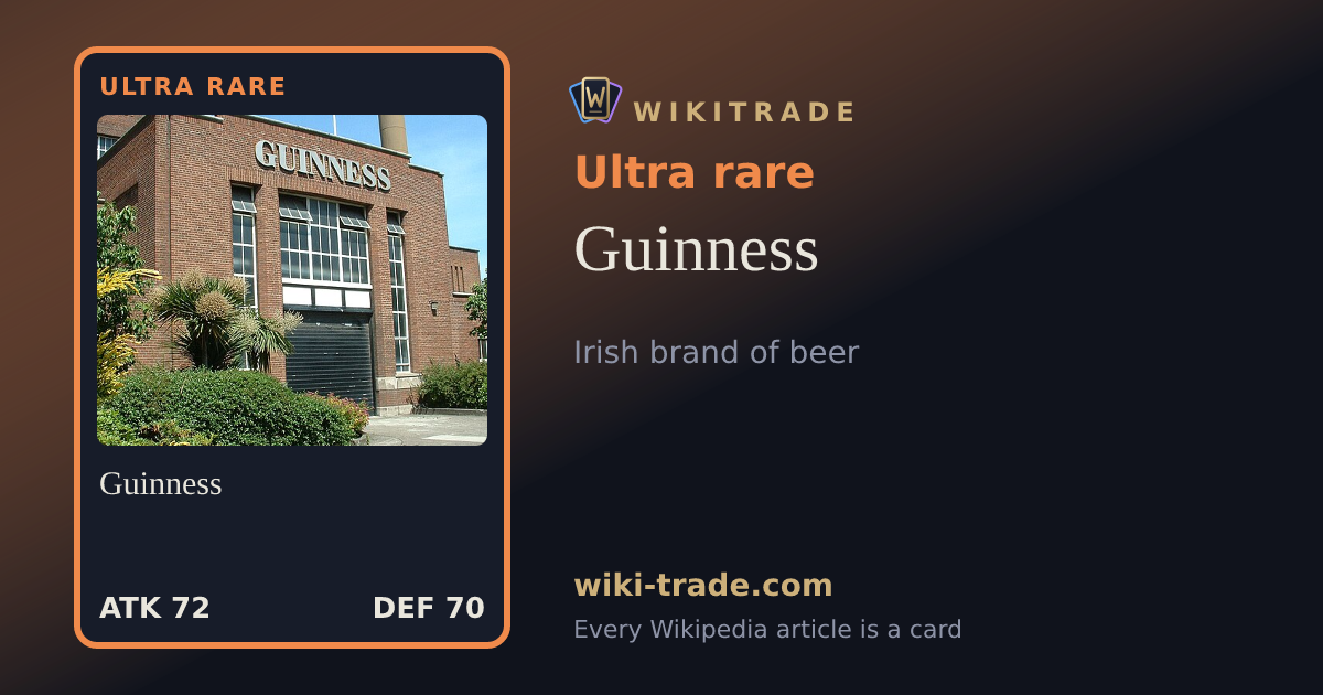 Guinness — Ultra rare card