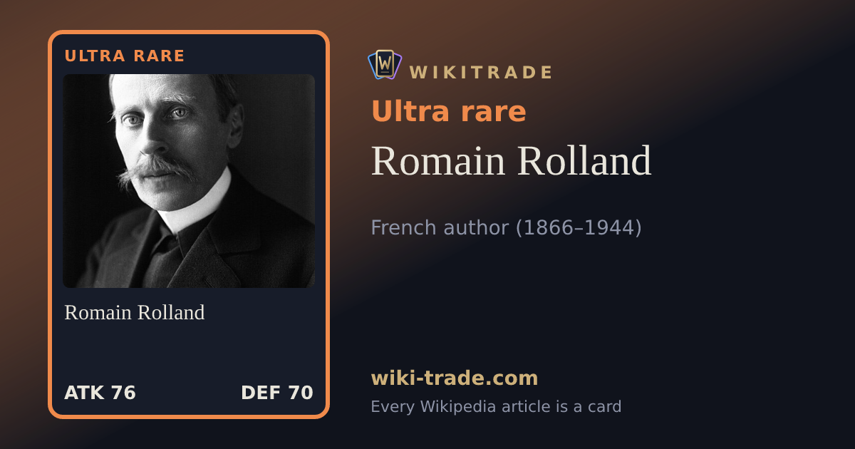 Romain Rolland — Ultra rare card