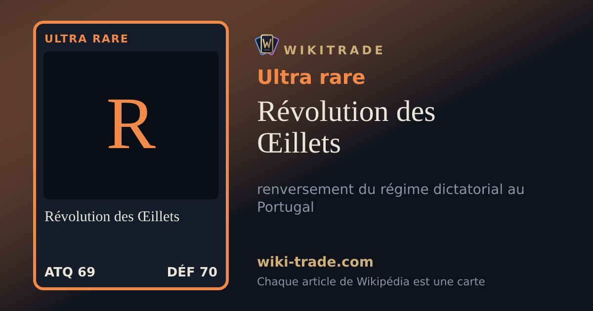 Révolution des Œillets — carte Ultra rare