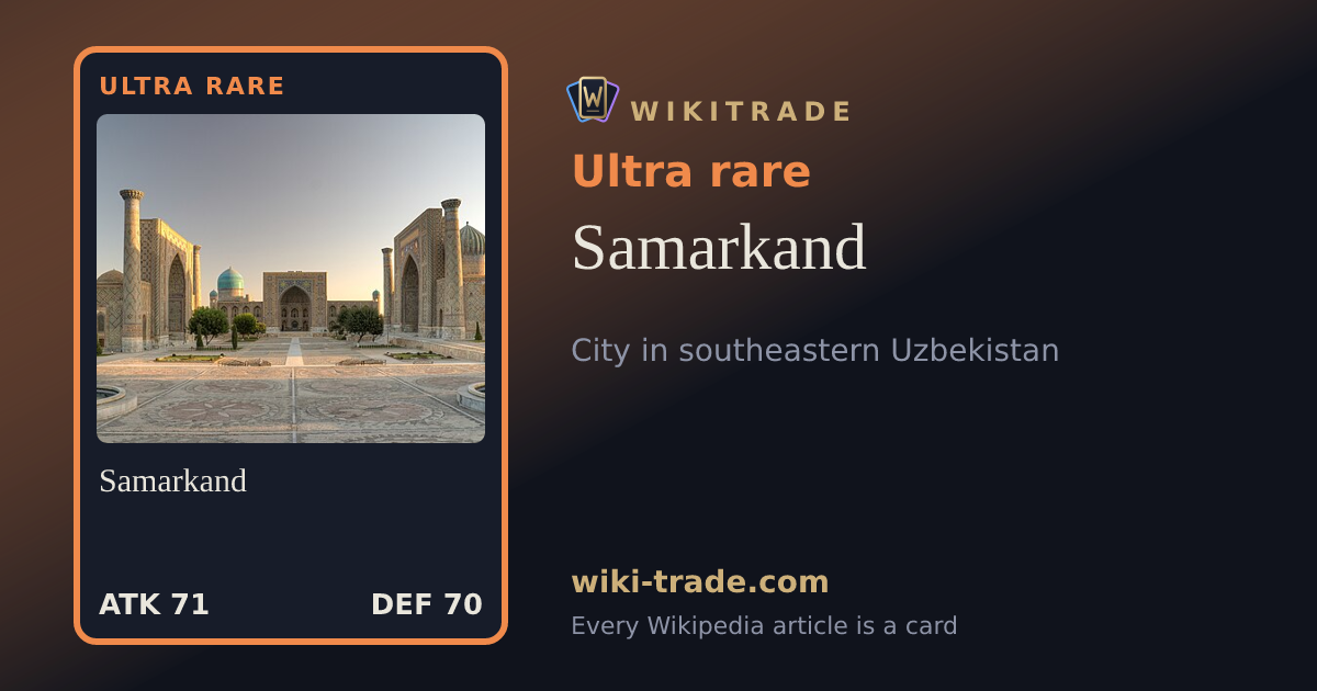 Samarkand — Ultra rare card