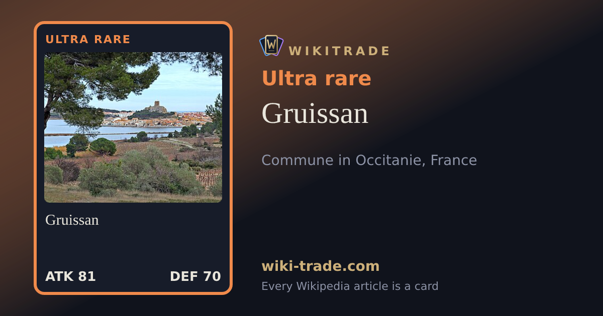 Gruissan — Ultra rare card