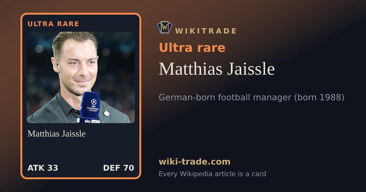 Matthias Jaissle — Ultra rare card