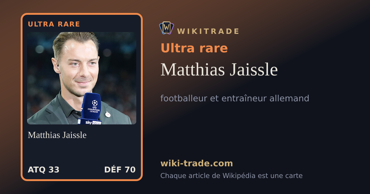 Matthias Jaissle — carte Ultra rare