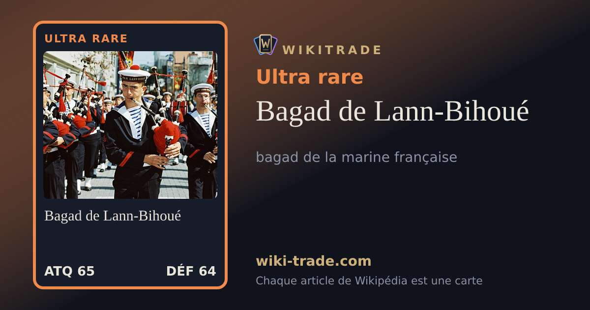 Bagad de Lann-Bihoué — carte Ultra rare