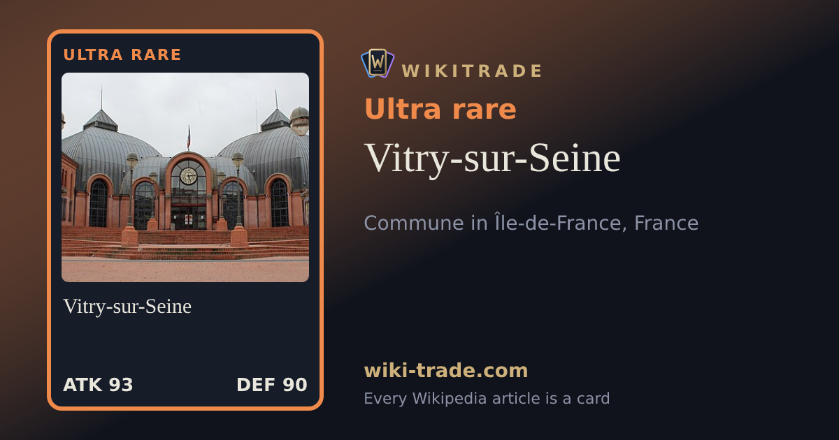 Vitry-sur-Seine — Ultra rare card