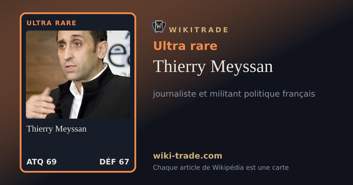 Thierry Meyssan — carte Ultra rare