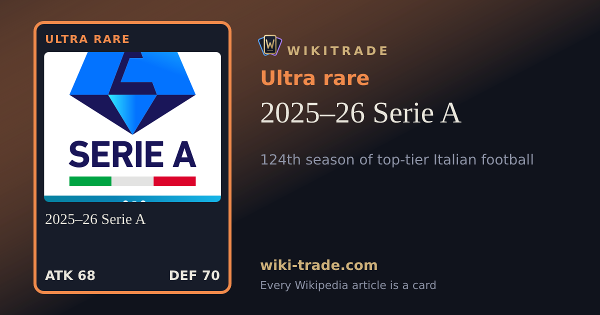 2025–26 Serie A — Ultra rare card