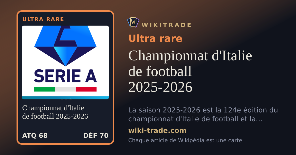 Championnat d'Italie de football 2025-2026 — carte Ultra rare