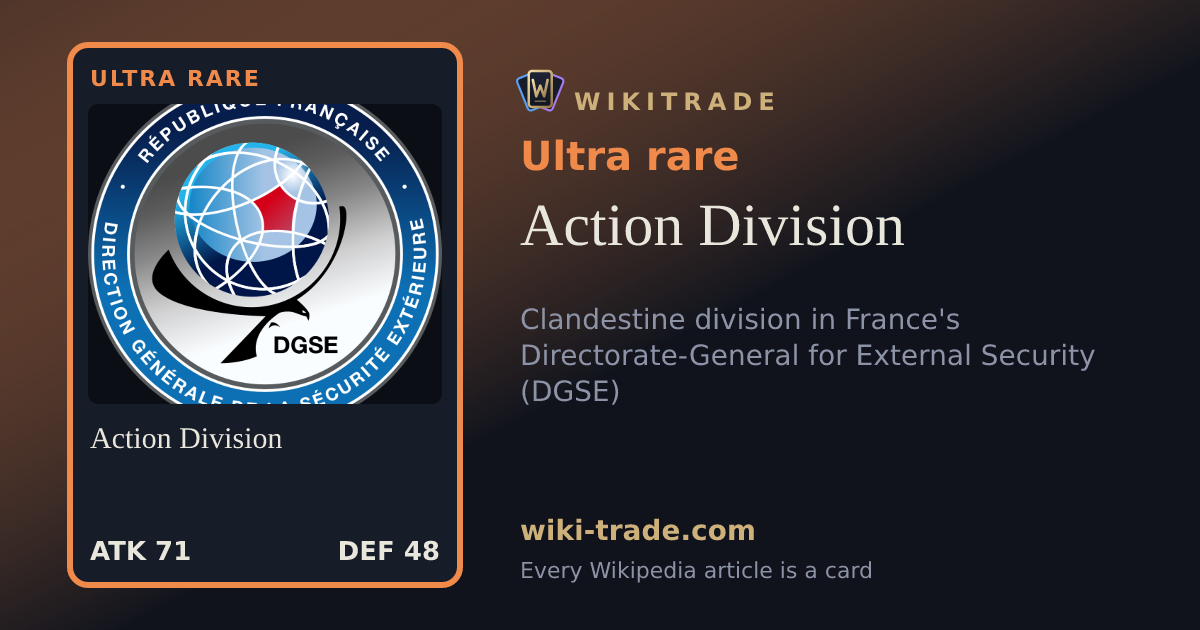 Action Division — Ultra rare card