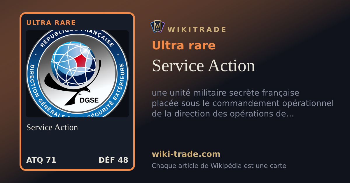 Service Action — carte Ultra rare