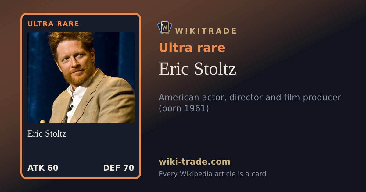 Eric Stoltz — Ultra rare card