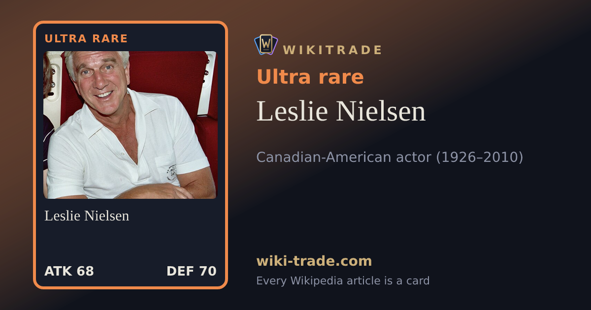 Leslie Nielsen — Ultra rare card