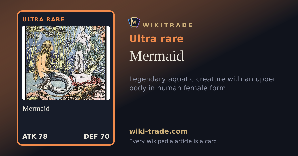 Mermaid — Ultra rare card