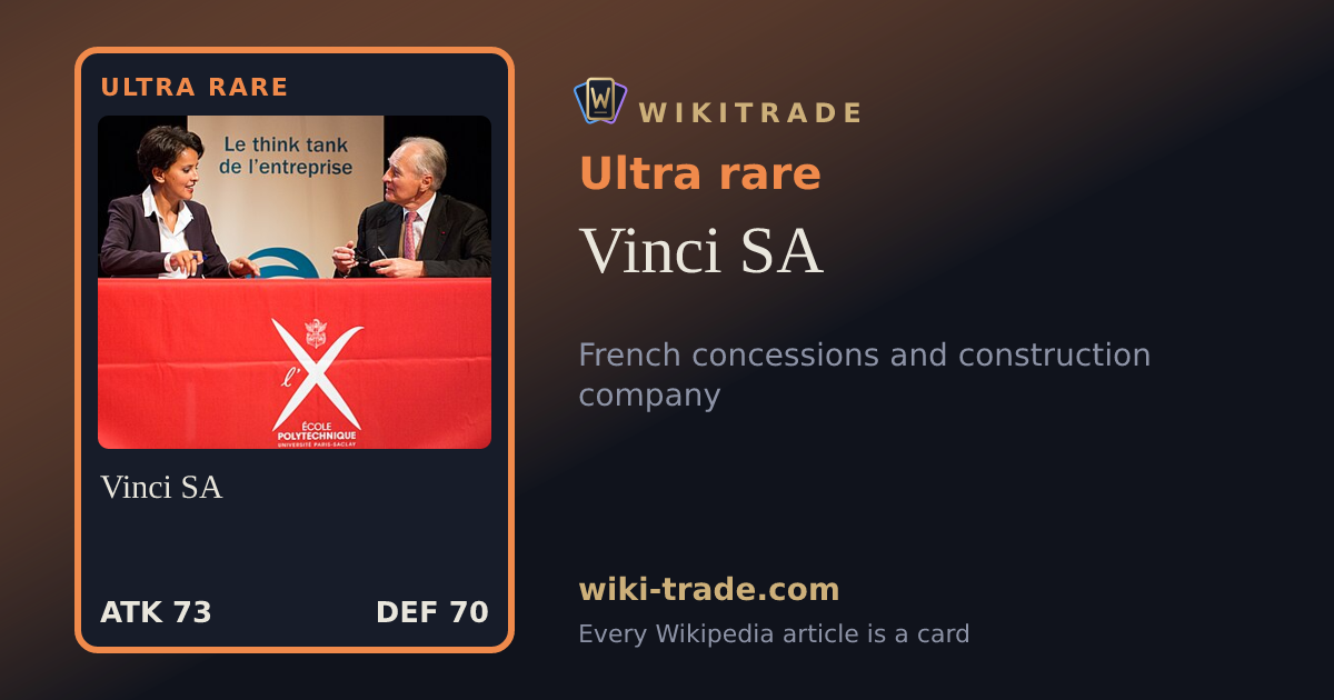 Vinci SA — Ultra rare card