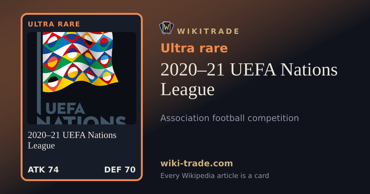 2020–21 UEFA Nations League — Ultra rare card